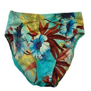 Unbranded Women's Floral Nylon High-Rise Swimwear Bottoms